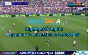 Highlight Bóng Đá Feyenoord - Leverkusen 19/09/2024