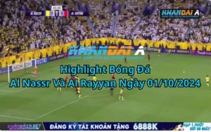 Highlight Bóng Đá Al Nassr Và Al Rayyan Ngày 01/10/2024