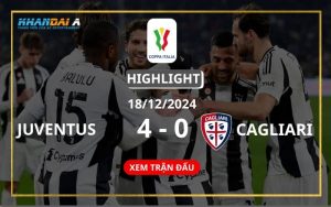 Highlight Bóng Đá Juventus Và Cagliari 18/12/2024