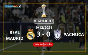 Highlight Bóng Đá Real Madrid Và Pachuca 19/12/2024