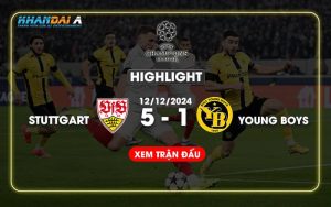 Highlight Bóng Đá VfB Stuttgart Và Young Boys 12/12/2024