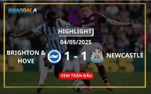 Highlight Bóng Đá Brighton & Hove Vs Newcastle United 04/05/2025