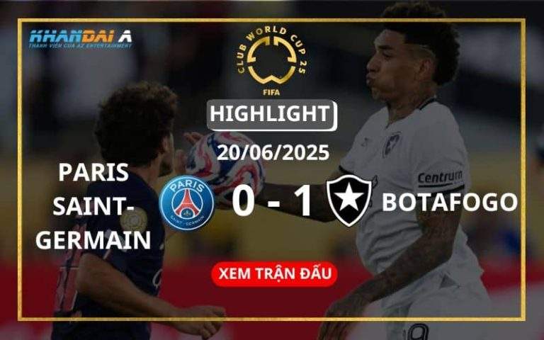 Highlight Bóng Đá Paris Saint-Germain Vs Botafogo 20/06/2025